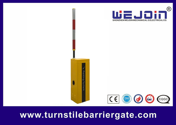 Yellow Steel Boom Barrier for Parking Lots with 2-Year Warranty