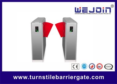 304 Stainless Steel Bi-directional Auto-reset Flap Barrier Gate for Reliable Access Control