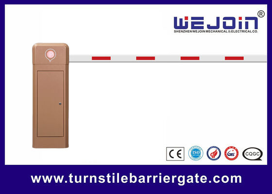 DC24V Variable-Frequency 100% Duty Cycle 6m Straight Boom Barrier Gate for Parking Lot Vehicle Barrier
