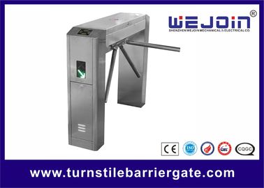 Access Control Pedestrian Security Gate Tripod Fingerprint Turnstile For Factory Entrance