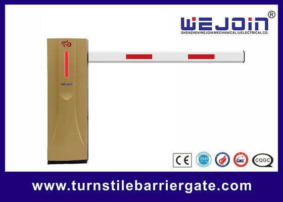 Intelligent Barrier Gate with Adjustable Running Speed 2-6s Aluminium Alloy Arm and 30 Meters Remote Control