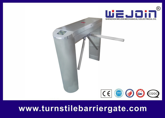 Tripod Access Control Turnstile Gate RFID Card Fire Alarm Emergency Signal Output