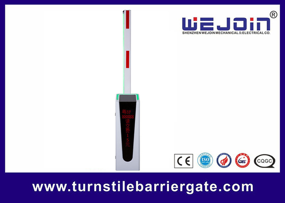 LED Square Boom Arm Electronic Barrier Gates , Security Barriers And Gates RS485 Communication