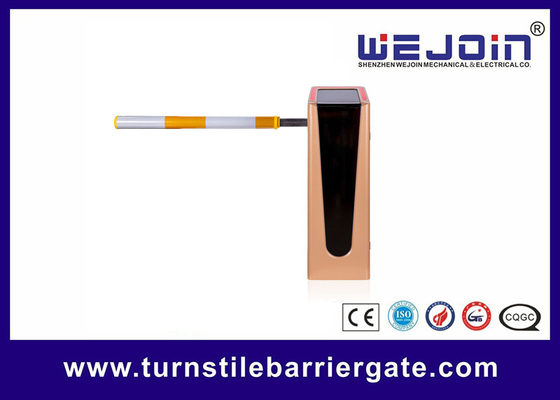 Flashing Gold Vehicle Boom Parking Barrier Gate Operator For Car Parking System