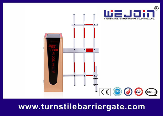 IP54 Enclosure Rating Parking Barrier Gate Smooth Running Without Arm Shaking