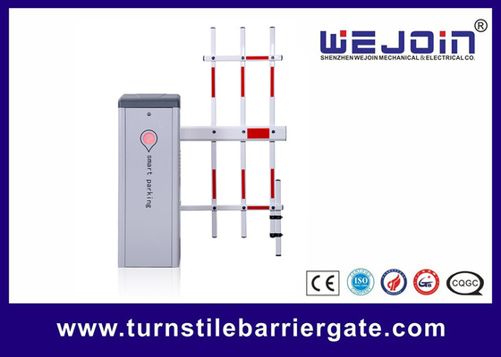 Straight Boom 3~5s Rising Arm Barrier Gate 120W With Fence