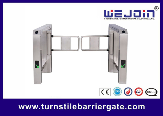 Full Automatic Waist Height Swing Barrier Gate 900mm DC24V