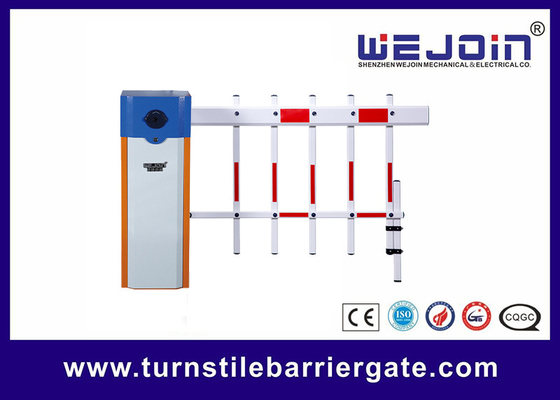 RS485 6 Sec Parking Barrier Gate Bidirectional With 3m Fence Boom
