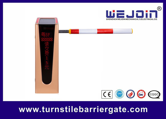 Modularized automatic Parking Lot Barrier 90r/ Min With Foam Round Boom