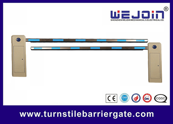 6s Vehicle Barrier Gate Straight Arm 6m Boom With Manual Release