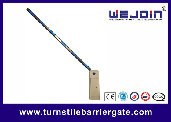 100W Vehicle Barrier Gate Steel Housing 8m Boom Remote Control