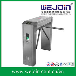 Counter Esd Fingerprint Rfid Sliding Tripod Turnstile Gate Access Control DC12V