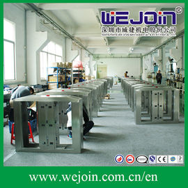 Intelligent swing barrier with bridge-type and 304 stainless steel housing