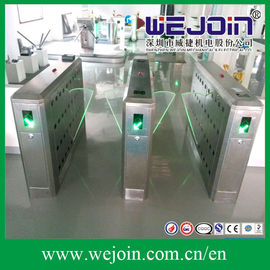 Intelligent Flap Barrier with 304 Stainless Steel Housing and Auto-reversing Function