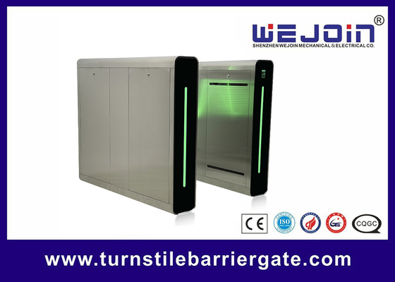 Anti Collision Flap Barrier Gate Qr Code Face Recognition Turnstile 1100mm