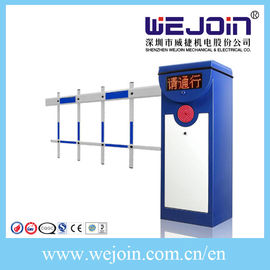80 Watt Automatic Car Park Barriers 6 Meters Boom Length 30m Remote Control Distance